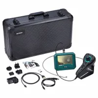 EXTECH Videoscope Kit: 640 x 480, 1 m Shaft Lg, 6 mm Shaft Dia, 6 mm Camera Dia, 32 GB MicroSD (MPN HDV740)