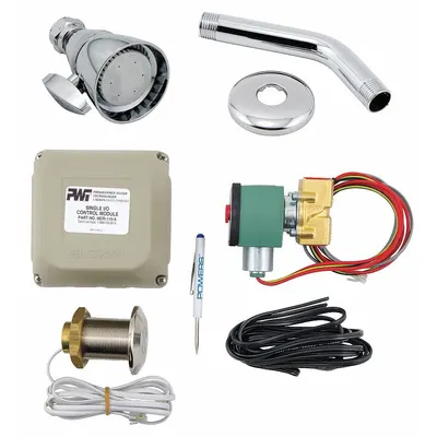 POWERS Shower Faucet: HydroGuard 447 Piezo, 2.5 gpm Fixed Showerhead Flow Rate - Shower Faucets with Fixed Showerheads