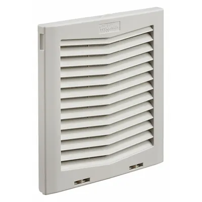 HOFFMAN Exhaust Grill and Filter: For Easy Filter Repl - Electrical Enclosure Accessories & Replacement Parts