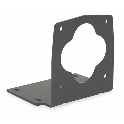 DAYTON L-Shaped Mounting Bracket: L-Shaped Mounting Bracket - Mounting Brackets for Gearmotors
