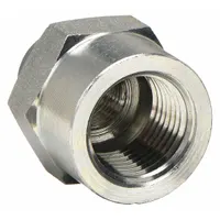 PARKER Metal Pipe Straight: Straight, Carbon Steel, 1/4 in x 1/8 in, 7,000 psi (MPN 4-2 FHC-S)