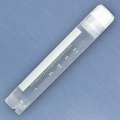 APPROVED VENDOR Cryogenic Vial, Polypropylene, 4 mL, Sterile, Colorless, Self-Standing, Internal Threads, with Closure (3005)