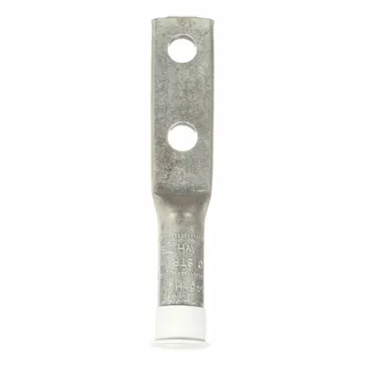 3M Compression Lug: For 4/0 AWG, 1/2 in Stud Size, Std - Two-Hole Compression Lugs