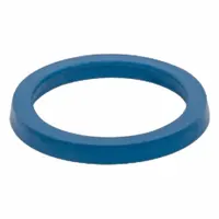 JW WINCO Sealing Ring: FDA Approved, FKM, Blue, 24 mm Inside Dia, 28 mm Outside Dia, 2 mm Max Thick (MPN 7600-28-24-2-FKM-85)