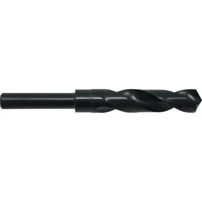 CLE-LINE Reduced Shank Drill Bit: 14 mm, 118° Point - High-Speed Steel Silver & Deming Drill Bits