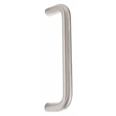 TRIMCO Pull Handle: 0.75 in Wd, 12 3/4 in Ht - Antimicrobial Door Pulls