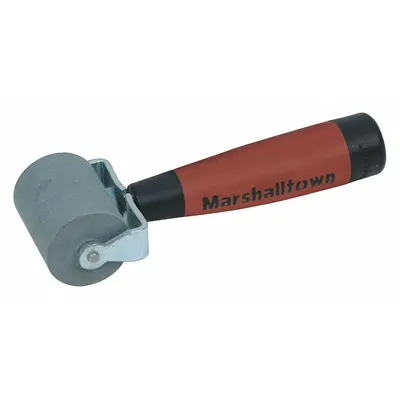 MARSHALLTOWN Seam Roller: Solid, 2 in Wd, DuraSoft, Rubber - Seam Rollers