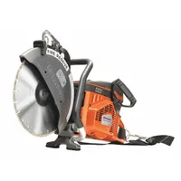 HUSQVARNA Concrete Saw: 14 in Blade Dia., Wet/Dry, 5 in Max. Cutting Dp, 5,400 RPM Max. Blade Speed (MPN K970Rescue)