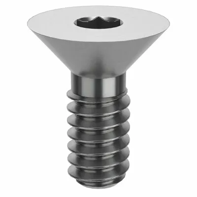 FOREVERBOLT Socket Head Cap Screw: M5x0.80 Thread Size, 12 mm Lg, Flat, NL-19, Stainless Steel - Metric System Standard Socket Head Cap Screws