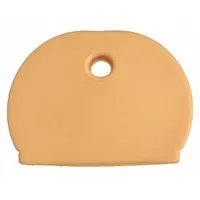 Key Cap: Vinyl, Beige, 1 1/4 in Overall Wd, 7/8 in Overall Ht, 50 PK (MPN 16091)