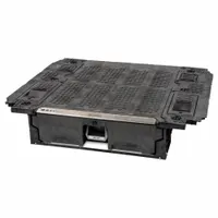 DECKED Truck or Van Storage Drawer: HDPE, 12 in Ht, 63 13/32 in Wd, 68 in Dp, 1 Drawers, 1 Shelves (MPN YN4)
