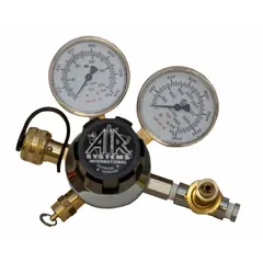 The RG-3000 is a high pressure regulator rated for 3000 psi inlet pressure, designed to reduce and control compressed air pressure from a supply source. It is used in supplied-air respirator systems and industrial breathing air applications to ensure safe, consistent downstream pressure.