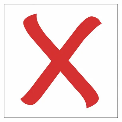 BRADY Social Distancing Seat Markers - Social Distancing Seat Markers - X Mark Signs