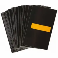 Punctuation Label: 1 in Character Ht, Indoor/Outdoor, Engineer-Grade Retroreflective, Yellow, 25 PK (MPN 5905-DSH)