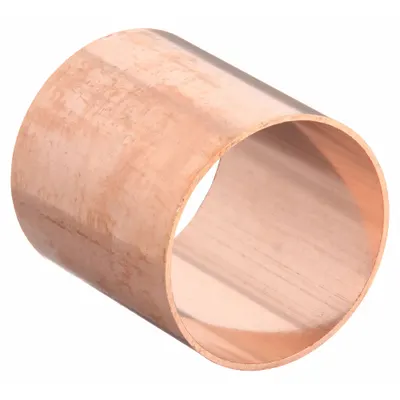 NIBCO 600DS 4 Wrot Copper Cup x FTG Coupling with Dimple Center Stop, 4 in CTS - Wrot Copper Tube Fittings