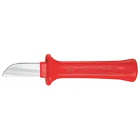 Skinning Knife: 7 1/2 in Overall Lg, Insulated, 2 in Blade Lg, Straight Blade, Steel, 6 - 8 in (MPN 98 52)