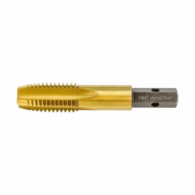 HOLEMAKER TECHNOLOGY Straight Flute Tap: 3/8"-20 UNF, 2B, 4 Flute - VersaDrive ImpactaTaps