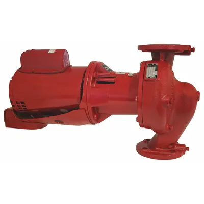 BELL & GOSSETT Hydronic Circulating Pump: 1/2 hp HP, 115/208 - 230V AC, Cast Iron, 1, 155 gpm - Three-Piece Inline Circulator Pumps
