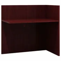 BOSS Desk Return: Melamine, Mahogany, 29 in Overall Ht, 42 in Overall Wd, 24 in Overall Dp, Melamine (MPN N180-M)