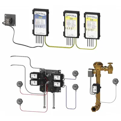 MASTER-TROL Penal System Combination Unit Retrofit Kit: 9 7/8 in Main Module - Water Management System for Institutional Combination Units