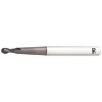 OSG Ball End Mill: Carbide, TiAlN Coated, 2 Flute, 1/4" Mill Dia, 13/32" LOC, 4" OAL (MPN HP418-2500)