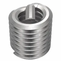 HELI-COIL Helical Insert: Tanged Tang Style, Free-Running, M4-0.70 Thread Size, Plain, Plain, 100 PK (MPN A1084-4CN060)