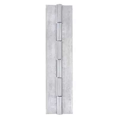 MARLBORO Piano Hinge: Aluminum, 96 in Leaf Ht - Full Surface-Mount Piano Hinges