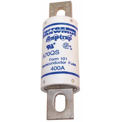 MERSEN Semiconductor Fuse: A70QS Series, Fast-Acting, 400 A, 700 V AC - Fast-Acting Bolt-On Fuses