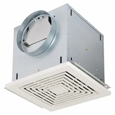 BROAN Commercial Fan: 310 cfm Max Airflow, Variable Speeds, 2.5 sones, Low Profile - Standard Commercial Ceiling Exhaust Fans