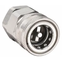 SNAP-TITE Hydraulic Quick Connect Hose Coupling: 1 in, 316 Stainless Steel, 1"-11-1/2 Thread Size (MPN SVHC16-16FV)
