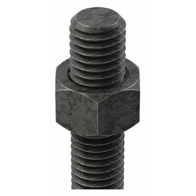 OEM Fully Threaded Stud: 1 1/4"-8 Thread Size - Fully-Threaded Rods & Studs with Nuts