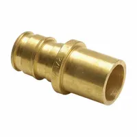 This expansion brass barbed tube fitting features a barbed x cup connection type and is constructed of brass/copper. It is designed for use with PEX tubing using the expansion connection method. Suitable for joining PEX to copper or brass piping in plumbing and hydronic systems
