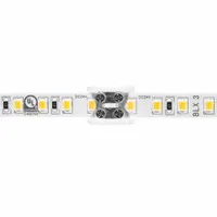 Tape Light Terminal Block Connector: 0.63 in Lg, Screw Terminal/Tape-to-Tape, 16 AWG, 20 AWG (MPN DI-TB8-CONN-TTT-5)