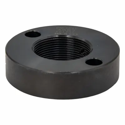 ENERPAC Rectangular Mounting Flange: 1 1/2 in Bore Dia., UN-2B, 1 1/2"-16 Thread Size - Front or Rear Flange Cylinder Mounts