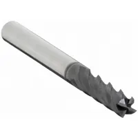 OSG Square End Mill: Carbide, TiAlN Coated, 4 Flute, 1/8" Mill Dia, 1/2" LOC, 1-1/2" OAL (MPN HP441-1250)