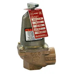 Features and Benefits For tanks and hydronic heating systems Protects against over-pressure Minimizes hammering with flash steam Low differential pressure – 3 psi...