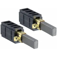 Replacement carbon brush set for compatible AMETEK LAMB motors. Designed to restore electrical contact in motors used in industrial equipment such as vacuum systems, blowers, and material-handling machinery. Compatible with manufacturer model number 116103-00.