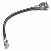 GROTE Battery Cable: Top Post Cable, 1 ga Wire Size, 19 in Overall Lg, Black, 60VDC, Bolt (MPN 84-9243)