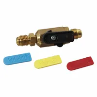 PRO-SET Ball Valve: Input 1/4 in Female SAE, Output 1/4 in Male SAE (MPN BVM)