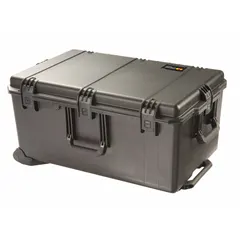 PELICAN Protective Case: 18 in x 29 in x 13 3/4 in Inside, No Foam, Black, Mobile, 22 lb Wt, Plastic (MPN IM2975-X0000). Key specifications — Closure Type: Press and Pull Latches; Brand: PELICAN; Carry-On Size: No.