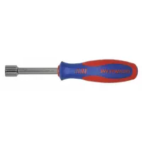 WESTWARD Hollow Round Shank Nut Driver: Straight, Metric, Without Magnetized Tip, Std, 3 in Shank Lg