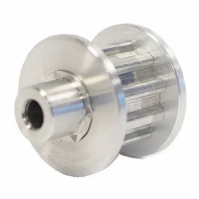 Dayton Timing Pulley: Trapezoidal, Plain, For T5 Timing Belt Section, For 10 mm Belt Wd - T5 Section Timing Belt Pulleys