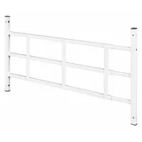 PRIME-LINE Window Security Guard: Fixed, 23 1/2 in to 38 in, 15 1/4 in Ht, 3 Bars, White (MPN S 4752)