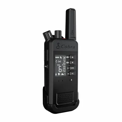 COBRA Handheld Two-Way Radio: Performa 400 Series, UHF, Analog, 2 W, 6 Channels - UHF Business Radios