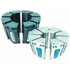 Silver die for use with TH8-380 crimper. Accommodates 2 wire braid and 4/6 spiral hydraulic hose. Part of the 100 Series. Maximum hose outer diameter 165 mm.