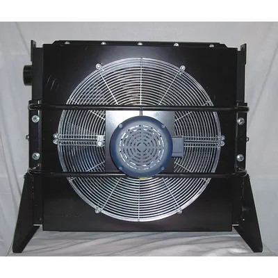 AKG Air Cooled Aftercooler: 600 hp Max Compressor Output Power, 4,316 cfm, 230/460V AC - Fan Powered Compressed Air Aftercoolers