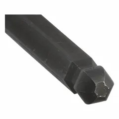 Ball end hex screwdriver with 8 mm tip size, made from alloy steel. Long length design with 9 3/4 in overall length. Used for driving hex socket screws at an angle, allowing access in confined spaces common in assembly and maintenance tasks.