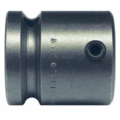 Hex power bit holder socket with 5/8 in output drive size and 1-11/16 in overall length. Oiled finish. Designed for holding hex bits in power tool fastening applications.