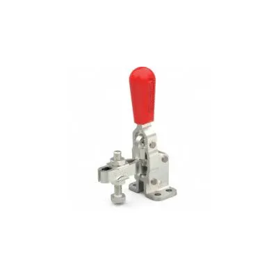 DE-STA-CO Toggle Clamp: Std Vertical Handle, Flange Base Mounting - Corrosion-Resistant Toggle Clamps