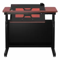 VERSADESK Standing Desk: Cherry, Wood, 36 in Overall Wd, 24 in Overall Dp, 36 in Max Desktop Ht (MPN RST3624-BC)